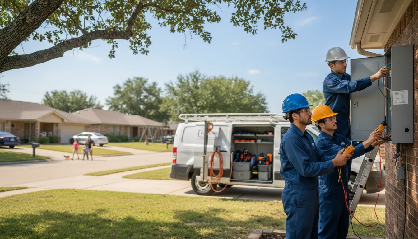Certified electrician providing emergency electrical services in Jeffersontown, KY
